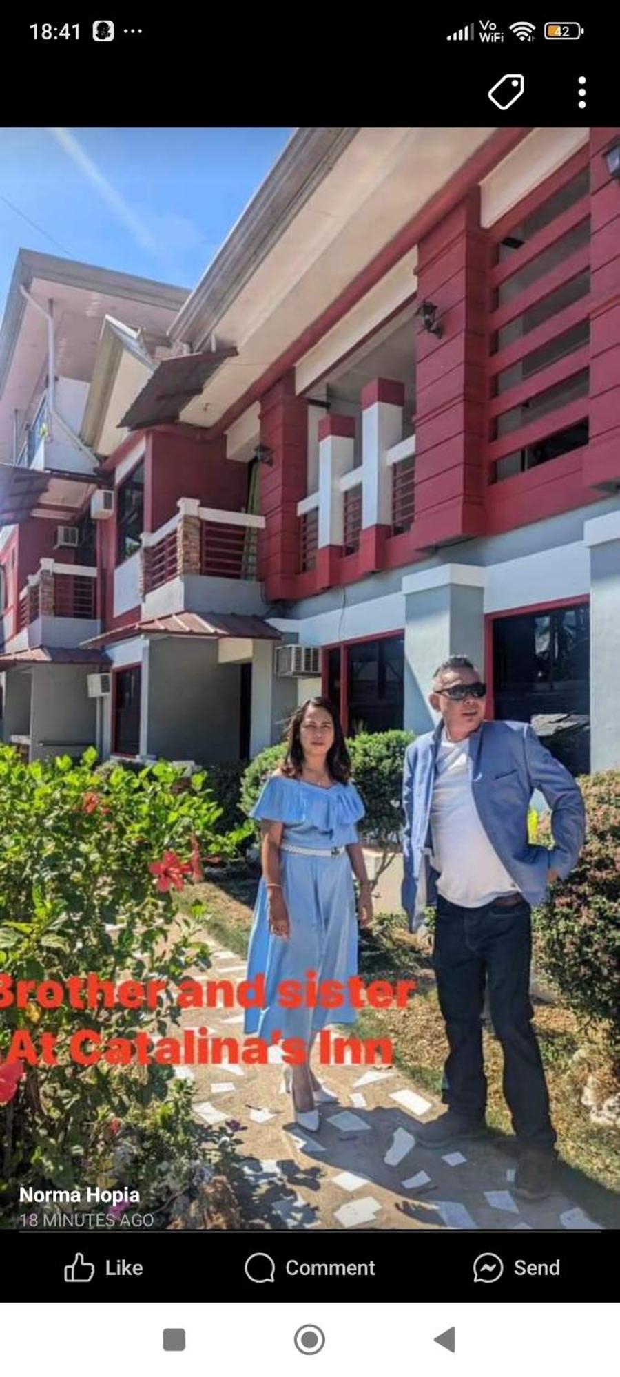 Catalina'S Inn Family Room Panglao Exterior foto